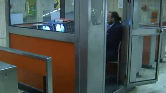 Italian metro exhibitionist