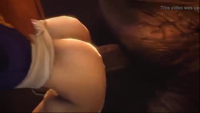 3d big ass fighter got fucked hard by a group of aliens